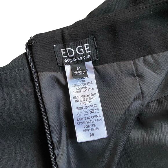 Edge Tulle Black Dress M Halter Neck Open Back Balletcore Fairy Whimsygoth Sexy - Picture 7 of 12